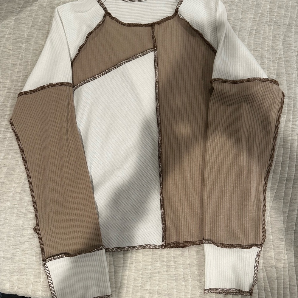 Colorblock Long Sleeve Top